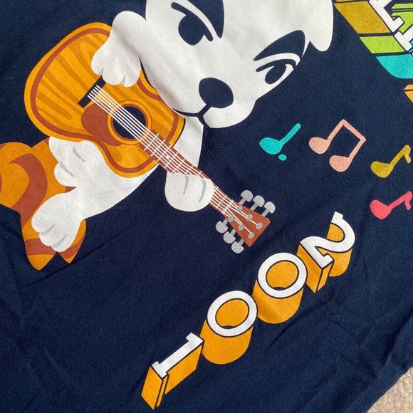 BoxLunch x Animal Crossing S K.K. Slider Double Sided Graphic T-Shirt Nintendo - Picture 4 of 12